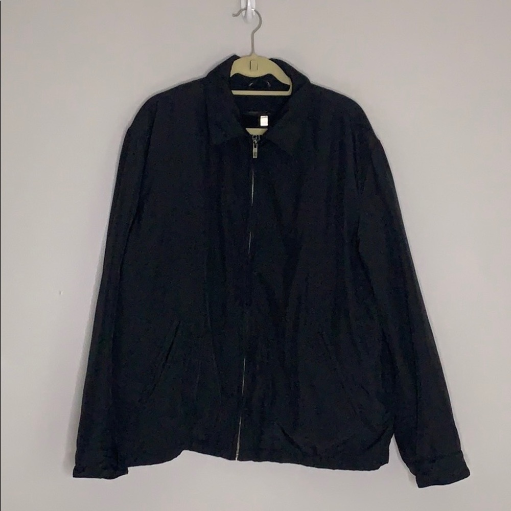 Guess Varsity Down Jacket Removable Vest men’s large black zip up